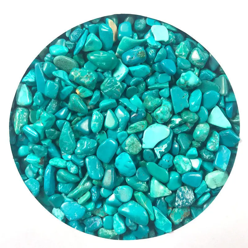 Wholesale 50g 3 Size Artifical Blue Turquoise Crystal Gemstone Stone
