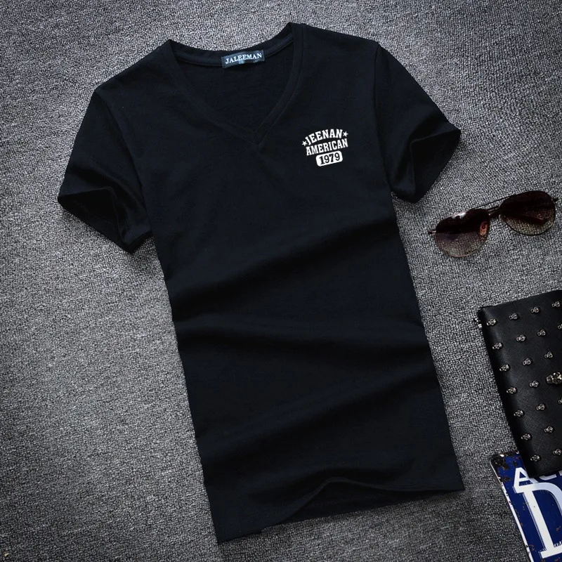New summer Letter Printed Men's T Shirt Fashion V Neck Short Sleeve T Shirt Mens Clothing Casual Slim Fit Top Tees Plus Size 5Xl New summer Letter Printed Men's T Shirt Fashion V Neck Short Sleeve T Shirt Mens Clothing Casual Slim Fit Top Tees Plus Size 5Xl