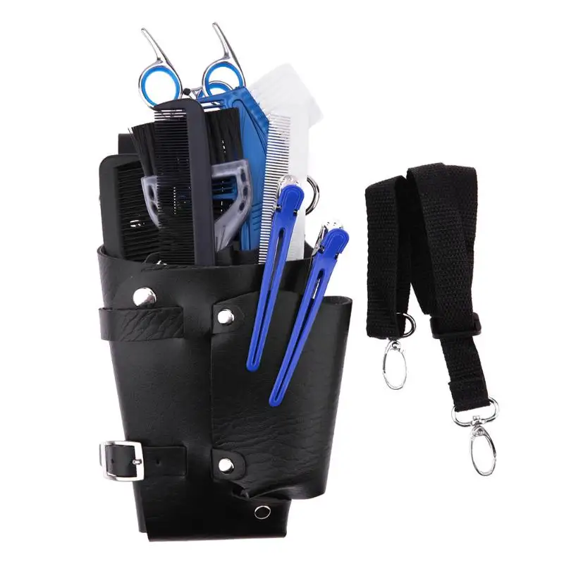 Professional Multifunctional Hairdressing Tool Kit Hair Scissors Comb Bag Salon Holster Styling