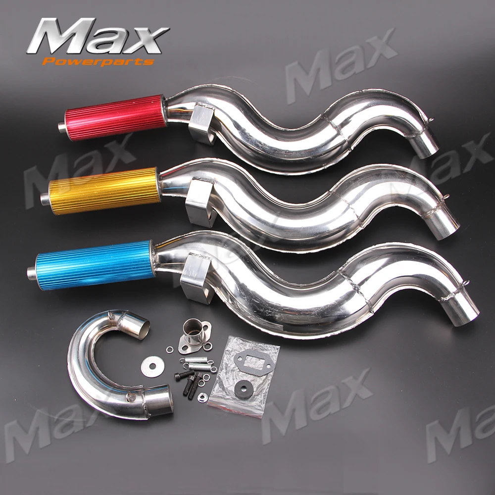 mini bike dual exhaust