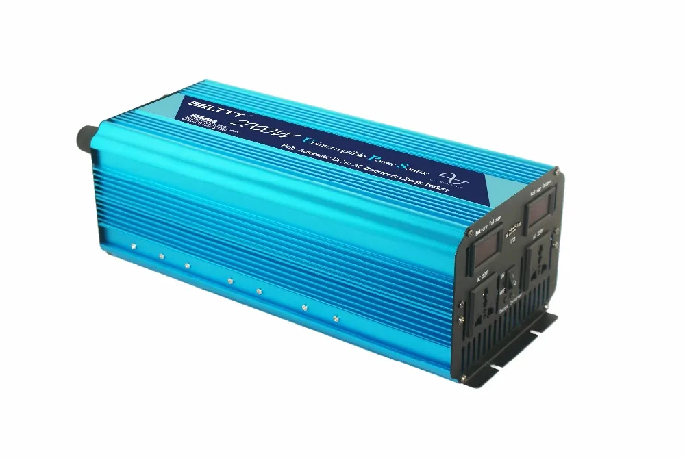 US $157.02 pure sine wave 2000 watt inverter power inverter peak power 4000w 24v 220v BELTTT rechargeable inverter poojin company guangzhou