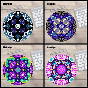 

Mairuige Retro Pattern Mouse Pad Color Mouse Pad Thickness 2cm Non-slip Rubber Mat
