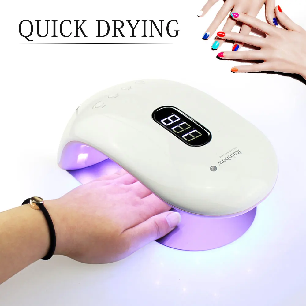 

NOQ Newest 36W Nail Art Light Therapy Lamp UV Led Nail Dryer Curing Manicure Machine For Gel Polish Lamp For Nails Equipment