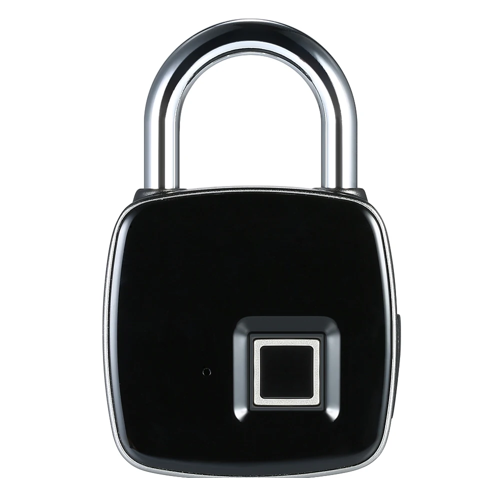 

USB Rechargeable Smart Keyless Fingerprint Lock IP65 Waterproof Anti-Theft Security Padlock Door Luggage Case Lock