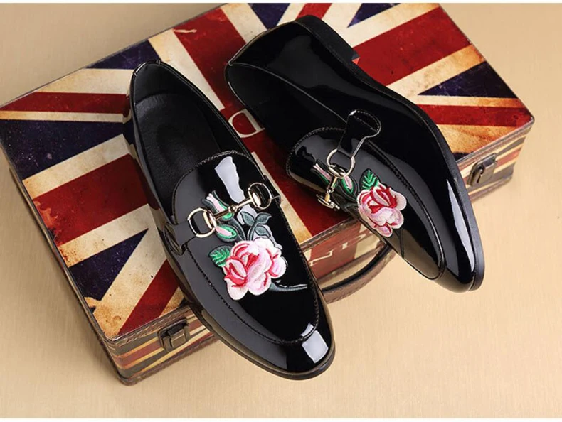 Men's Casual Shoes Loafers Men Leather Shoes Slip On Loafers Mens Moccasins Black Pu Leather Mens Shoe Casual Plus Size 46 47 48 (7)