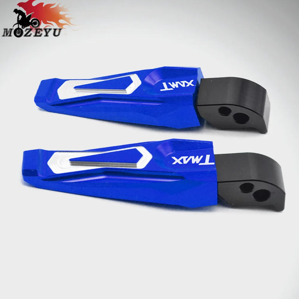 CNC Алюминиевые мотоциклетные пассажирские задние колышки для Yamaha TMAX 500 T Max 2004 2011