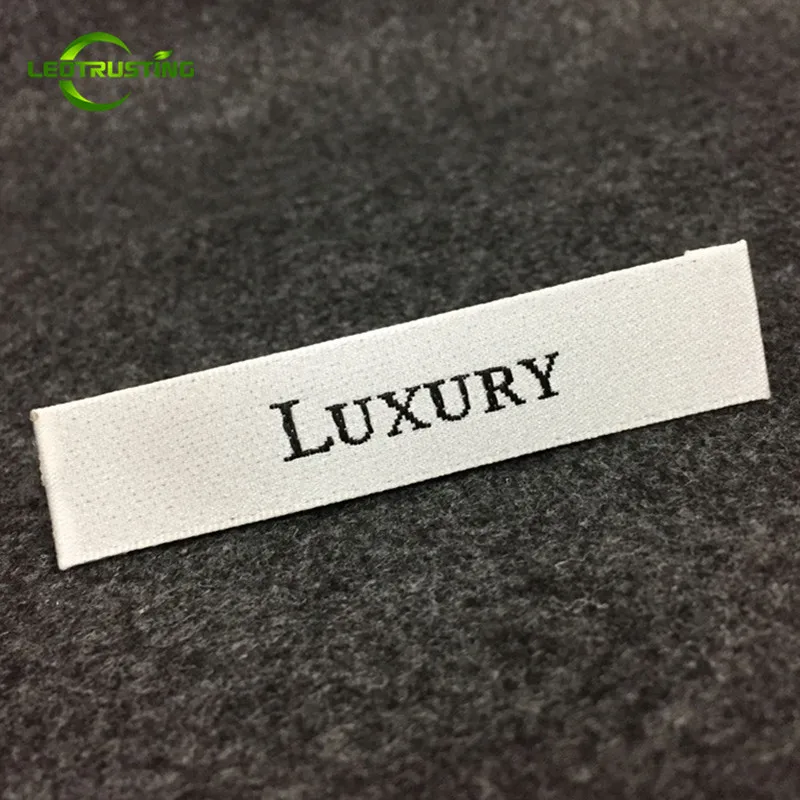 1000 шт. тканые этикетки для одежды с вышивкой|woven clothing labels|clothing brand labelsclothing labels |