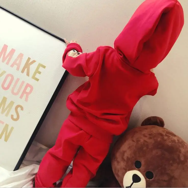 

2018 newest retail Kid Clothes Sets Boys Girls Tracksuits Kids Sport Suits Zipper Jacket +pants 2pcs for children in stock