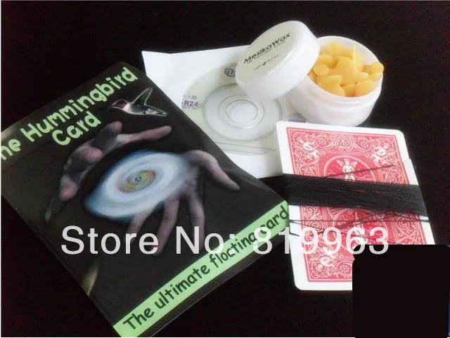 

Top Quality!The Hummingbird Card (Hidden Line+Magic Wax+Card), Ufo Card,Mentalism,Stage Magic Props,Comedy,Card,Close up Magic