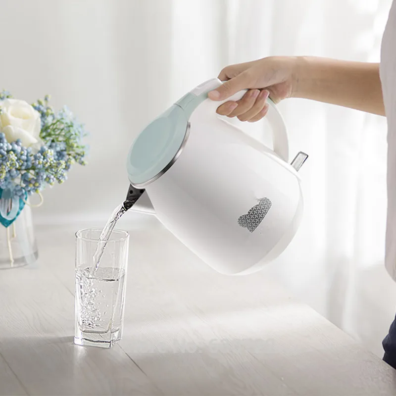 

Dani Zhang 220V White 304 stainless steel Electric kettle Chassis heating 1800w 1.5L 158x228mm