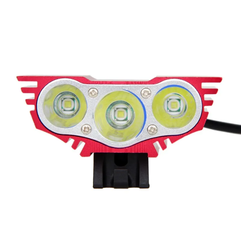 Discount USB Cycling LED Lights 10000LM LED Bike Headlamps 3XT6  XM-L LED Bike Light with 6400mAh Battery Pack+Charger 3