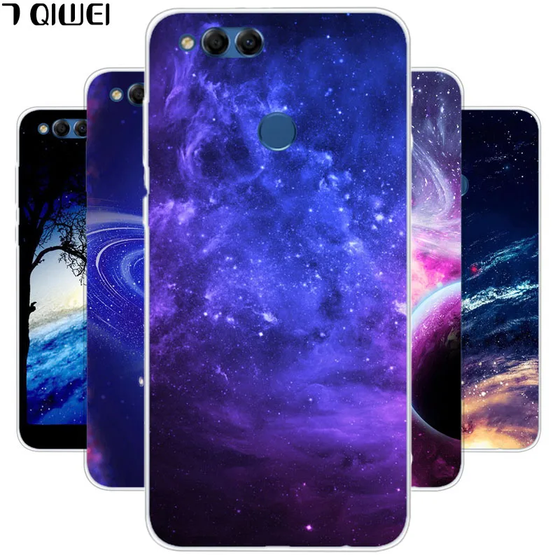 

Honor 7X Coque For Huawei Honor 7X X7 Case Silicone Soft TPU Back Cases For Huawei Honor 7X Honor7X 7 X Case Fashion Slim Star