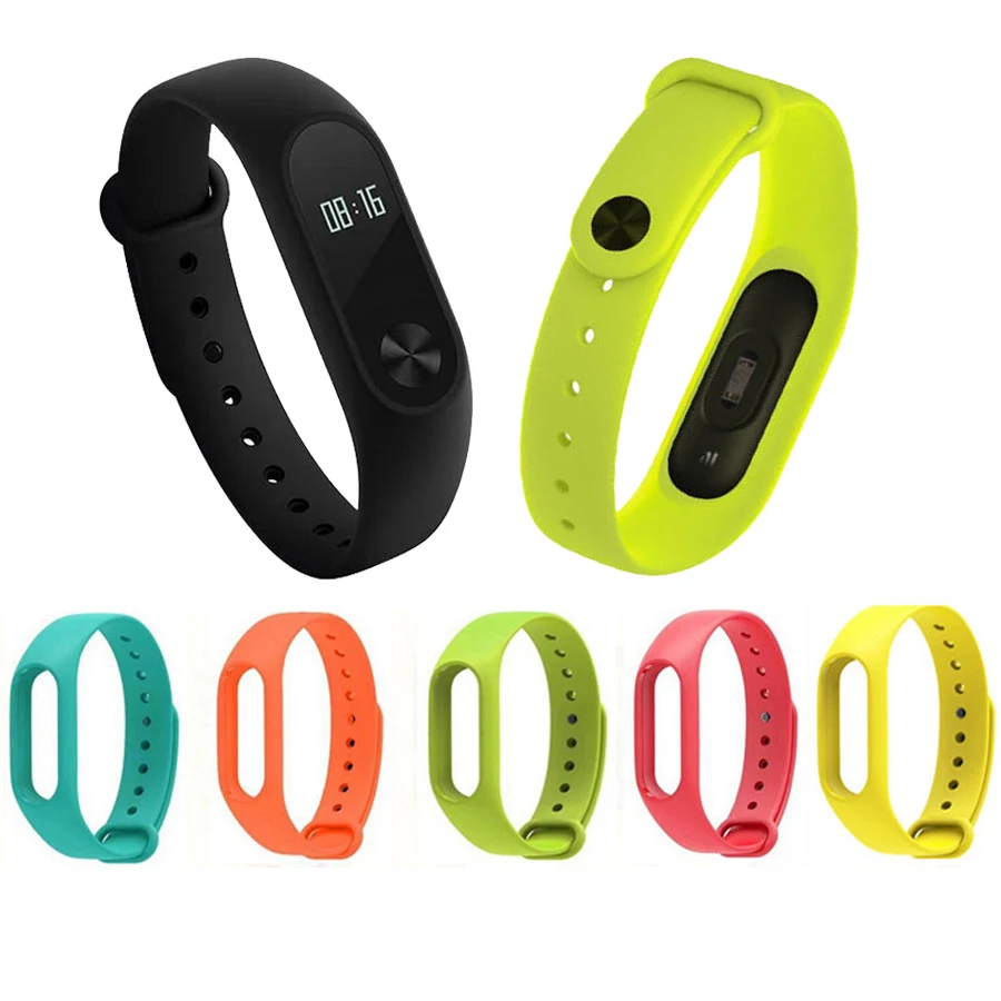 Умный Браслет для Xiaomi Mi Band 2 Цветной силиконовый сменный аксессуары Pulseira|for xiaomi mi
