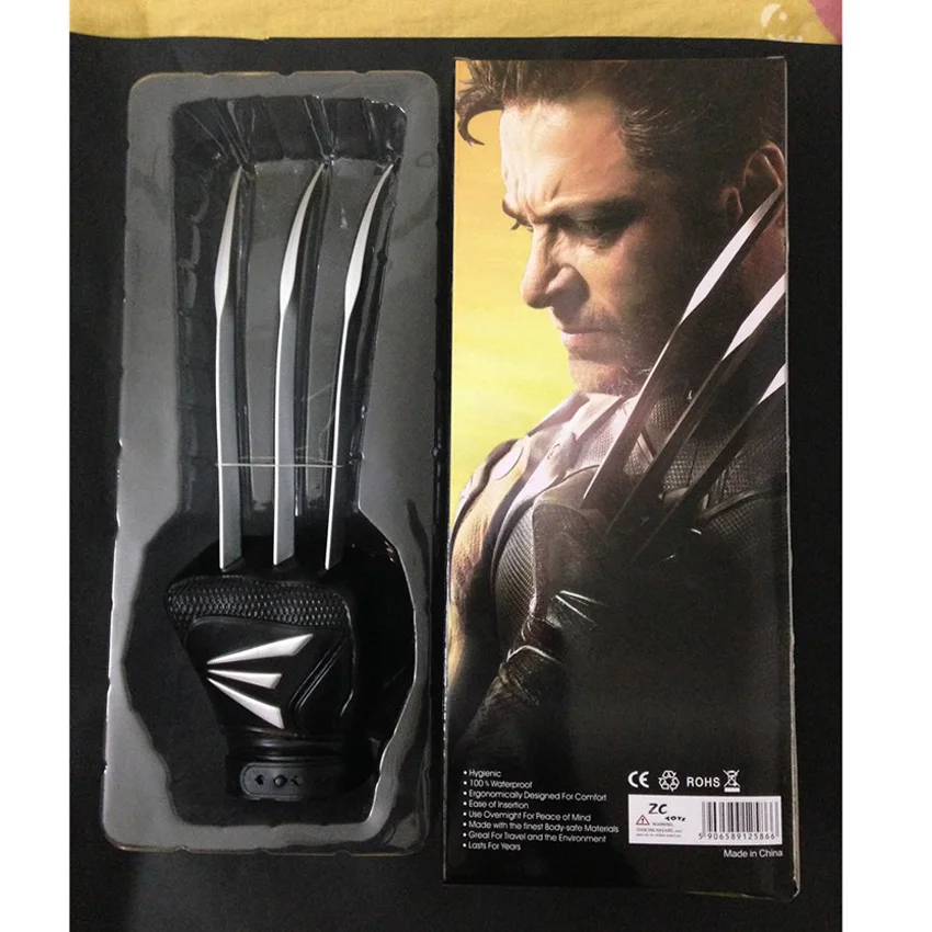 

Disney 40cm 1PCS X Man Wolverine Claws Glove Cosplay Anime X-man Action Figure Marvel Movie Character Collection Models with Box