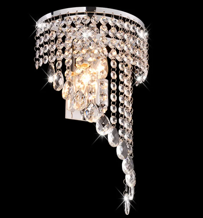 Современные K9 Кристалл Бра Американский настенные светильники прикроватная тумбочка для спальни проход СВЕТОДИОДНЫЕ Европейский освещение китайский светодиодный свет кронштейн