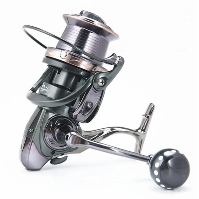 2018 Free Shipping Classic Style Big Full Metal Body size 9000 10000 12000 ,4.0:1 Spinning Surf Reel Big Trolling Fishing Reel 