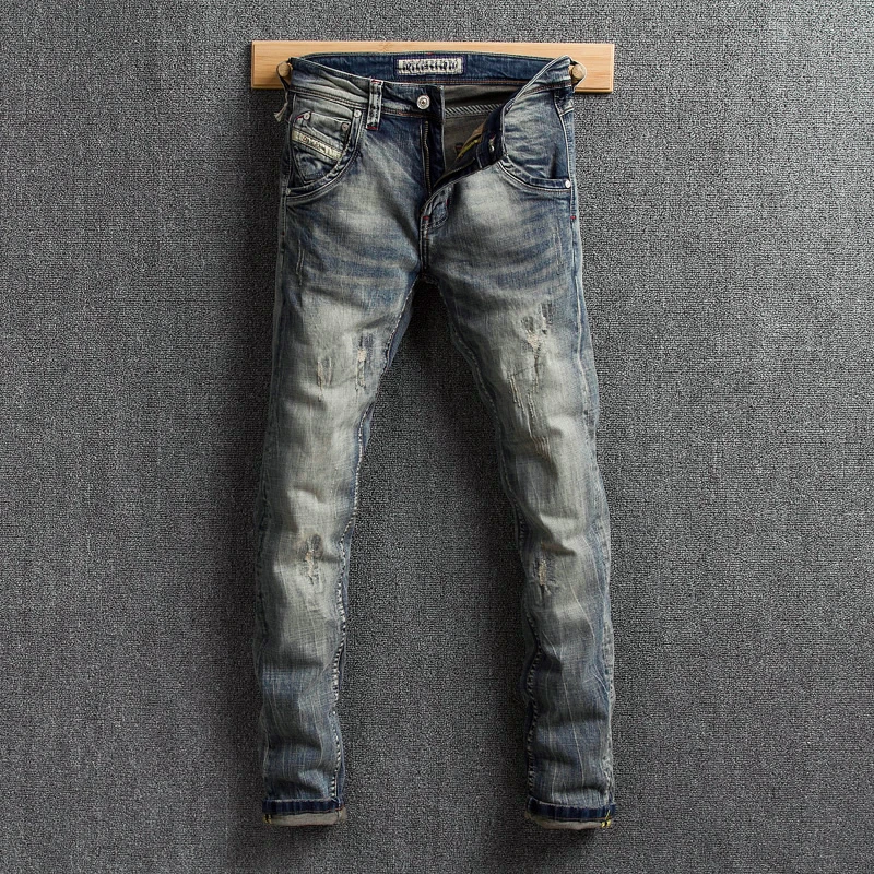 vintage wash jeans mens