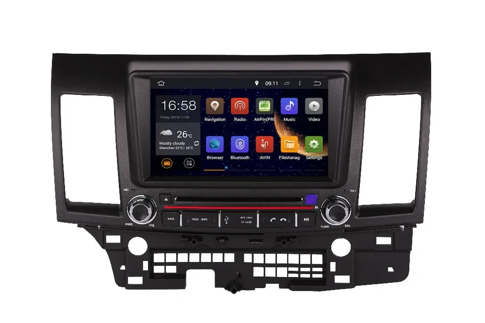 Рамка lancer 2din