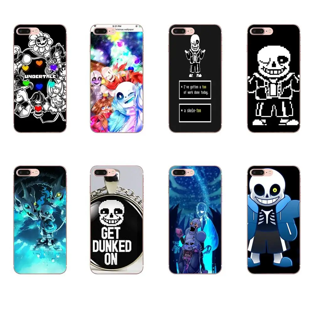Мягкий ТПУ чехол для мобильного телефона Sans Undertale Galaxy Alpha Core Note 2 3 4 S2 A10 A20 A20E A30 A40 A50