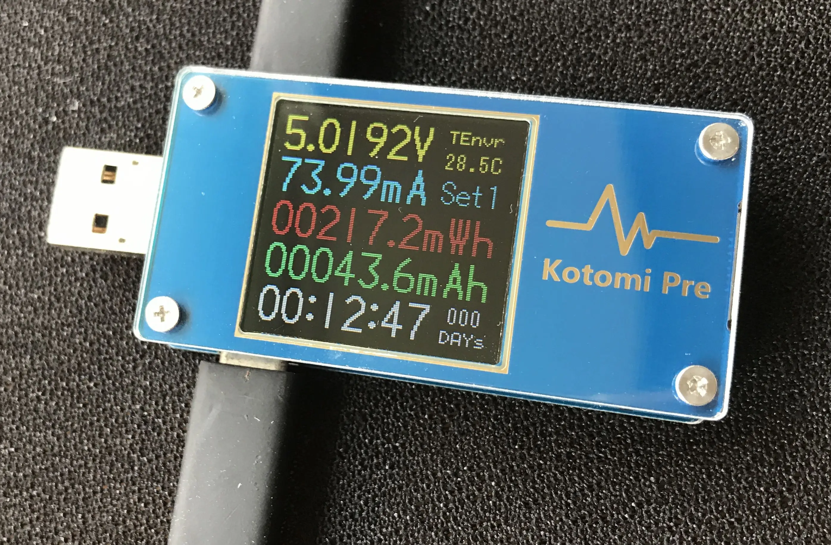 Kotomi премиум USB измеритель напряжения USB Настольный QC/PD триггер PD измерительный прибор Kotomi Pre