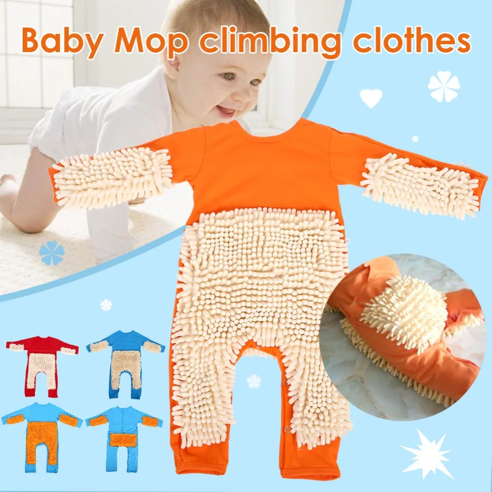 baby clothes baby rompers Baby Mop Clothes Newborn Mop Clothes Infant