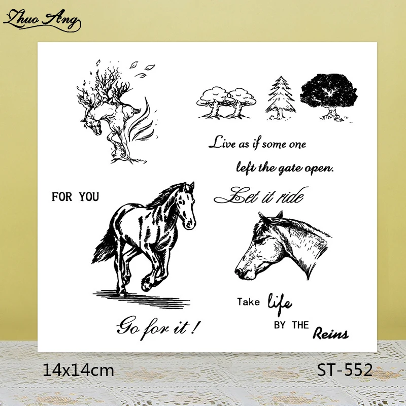 

ZhuoAng Win instant success Transparent seal / sealed DIY scrapbook / album decoration card / seamless seal
