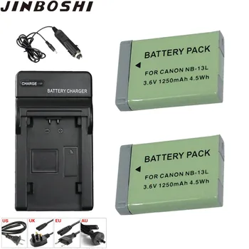 

2pcs NB-13L NB 13L Replacement Li-ion Battery + LED Charger For Canon G7X G9X G5X G7X Mark II G9X Mark II SX620 HS SX720 HS