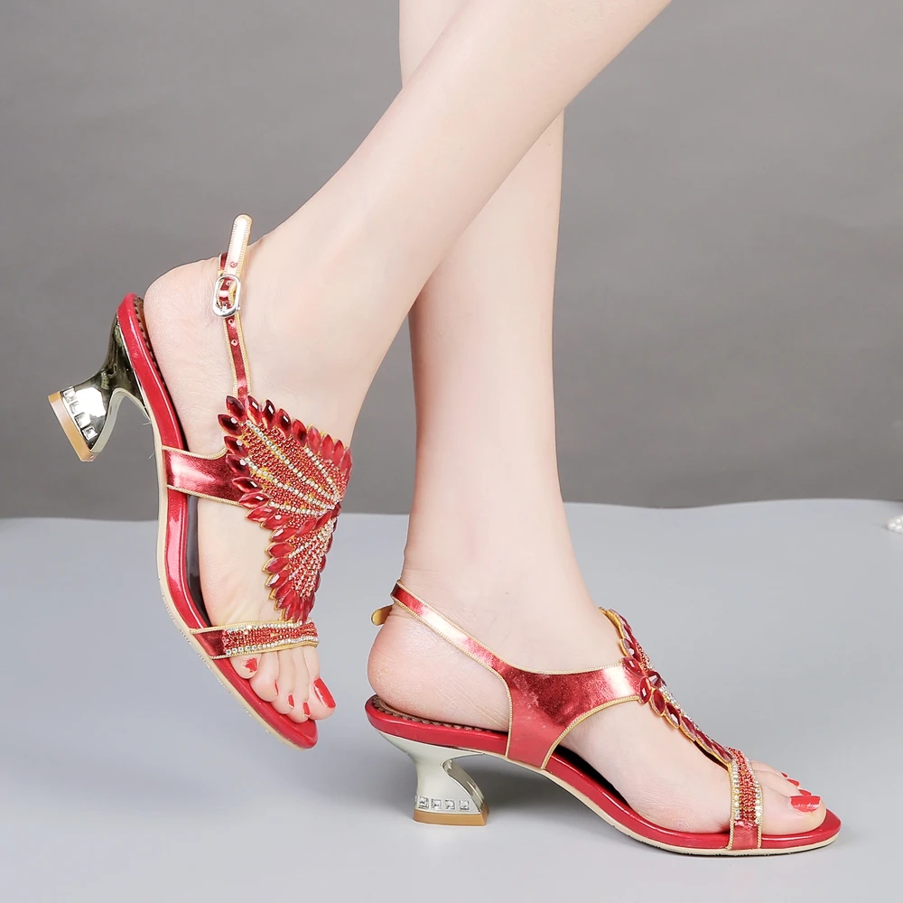 red Black Schöne Mode Shop Verkauf purple golden Heels Mujer Hohe Frauen Qualität 5523 Frau Zapatos Schuhe Kleid Heels 2019 Thick Sandalen Neue Heißer Heels Heels gIqndxawz
