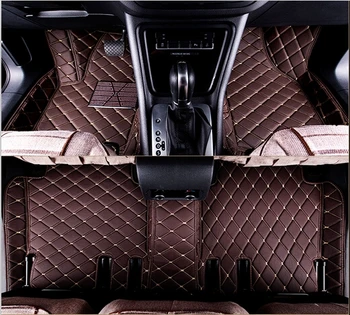 

High quality mats! Custom special car floor mats for New Audi A8 2019 durable waterproof rugs carpets for A8 2018,Free shipping