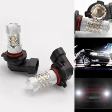 2 шт. Белый супер яркий 80 Вт 9006 Hb4 Cree XBD чипы проецирования светодиодный противотуманных фар DRL лампы 6500 К для автомобиля для DRL или противотуманными