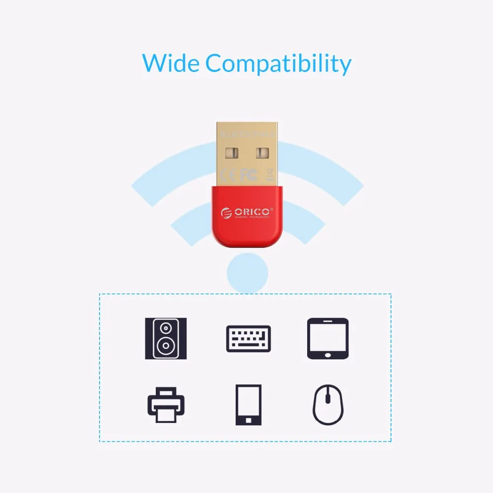 Bluetooth 4,0 адаптер USB ключ передатчик приемник для ПК для Windows Vista/для нового IPad 2,1/2,0/3,0(ORICO BTA-403