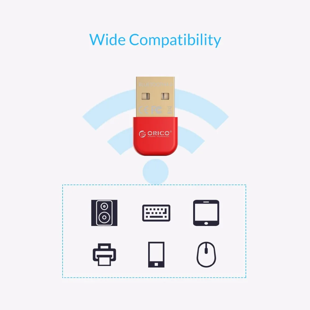 ORICO Bluetooth 4 0 адаптер USB донгл передатчик приемник для ПК компьютера Windows Vista