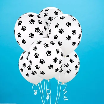 

60Pcs Top Quality 3.2g Dog Print Latex Balloons Birthday Party Holiday Balloons Patrolling Toys Decoration Party Supplies