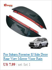 Для Subaru Forester SJ передний противотуманный светильник, бампер, противотуманный светильник, хромированная крышка, отделка рамы, аксессуары для стайлинга автомобилей, комплект