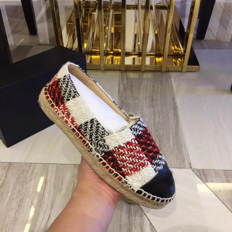 

Shoes woman2018 star with the same flat color matching fisherman shoes a pedal lazy single shoes fashion sequins casual comfort