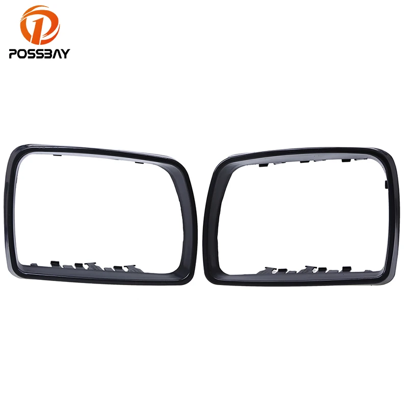 

POSSBAY Car Reaview Mirror Cover Rear-view Mirror Trim Frame for BMW X5 E53 3.0d/3.0i/4.4i 1999 2000 2001 2002 2003 2004-2006