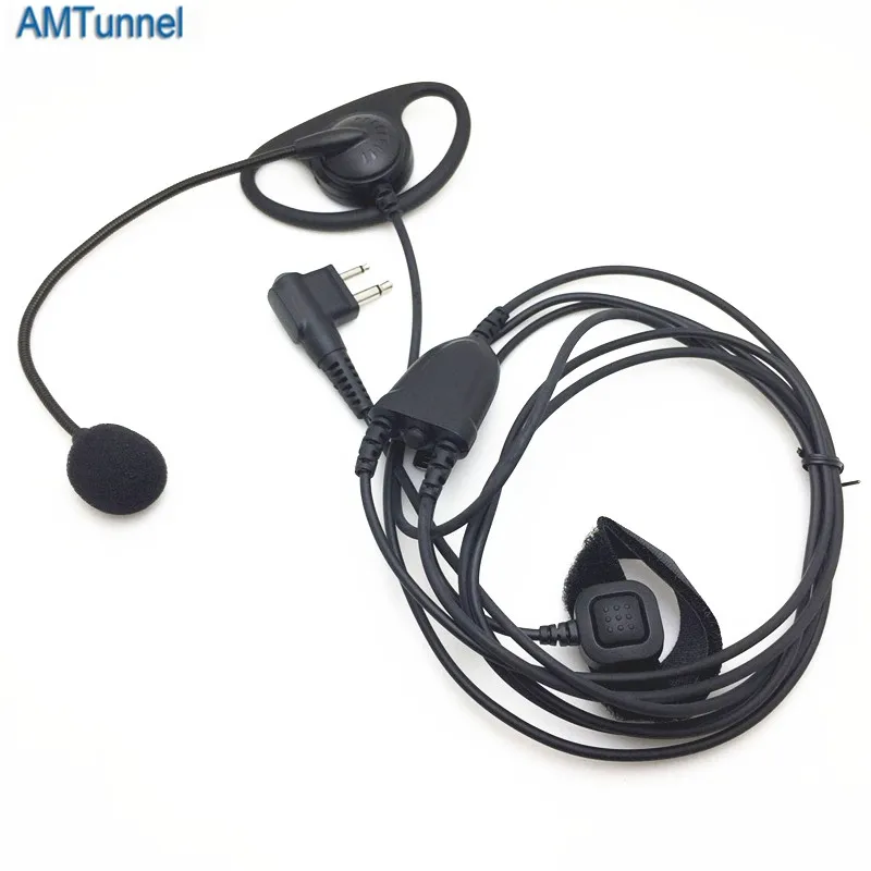 Гарнитура типа B с микрофоном для motorola GP88 GP3688 GP300 GP2000 GP88S walkie talkie 2pin | Мобильные
