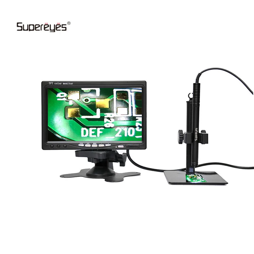 

Supereyes B003A 1-200X Zoom AV Microscope Handheld Endoscope