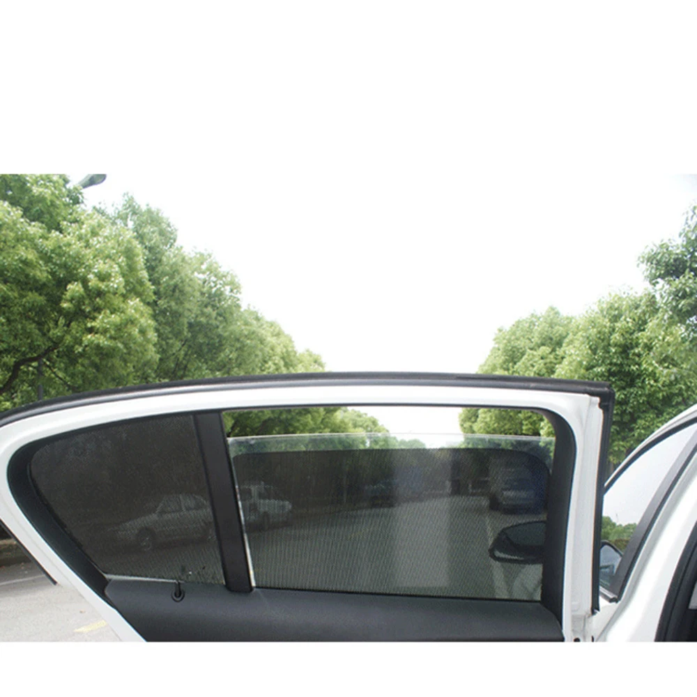 Чехол для защиты от солнца и лобового стекла автомобиля, шт., окно, маленькая УФ-сетка, задняя, 2 стороны, защитная сетка, наклейка с отверстиями, Затемняющая пленка