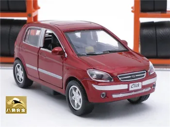 

11CM Length Diecast Hyundai Getz/Click Model, Kids Toys Cars, Boys Gift With Pull Back Function/Music/Light/Openable Door