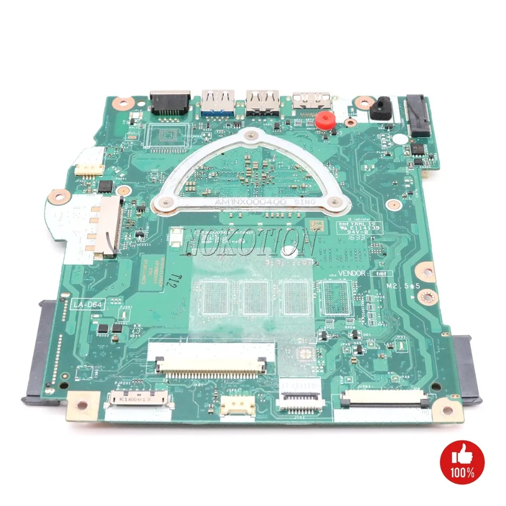 B5W1A B7W1A LA-D641P NBGH411001 NB. GH411.001 основная плата для ноутбука acer Aspire ES1-533