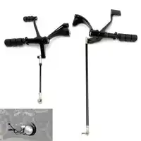 การควบคุมไปข้างหน้าหมุดเท้า Levers ข้อต่อสำหรับ Harley Sportster 1200 R C 883 XL R เหล็กที่กำหนดเอง Superlow Roadster ต่ำ d35
