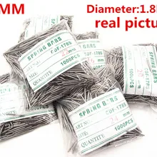 1000 шт./пакет высокое качество Инструменты для ремонта часов и комплекты 20 мм пружинный держатель часы запчастей диаметр 1,8 мм-BS833