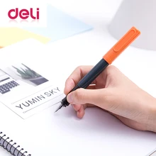 Deli 0.38mm pen Fashion plastic case JiaoZi pen metal gift tool school office supplies stationery pen multifunction A905-1 2 deli 2018 metal fountain pen school