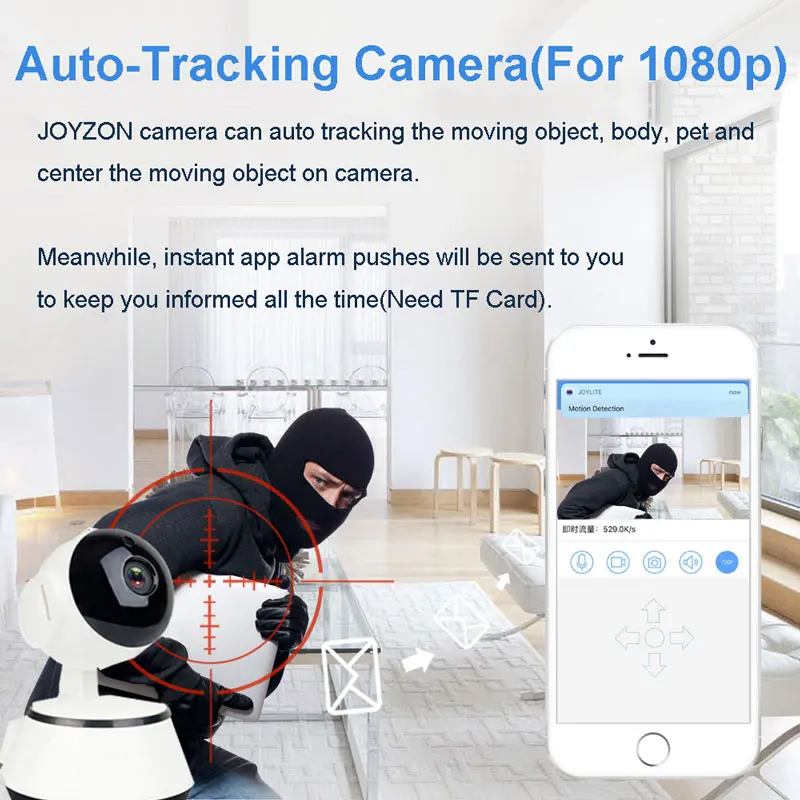  Newest 1080P HD IP Camera WiFi Wireless Auto Tracking Night Vision Home Security Surveillance CCTV  - 32980446190