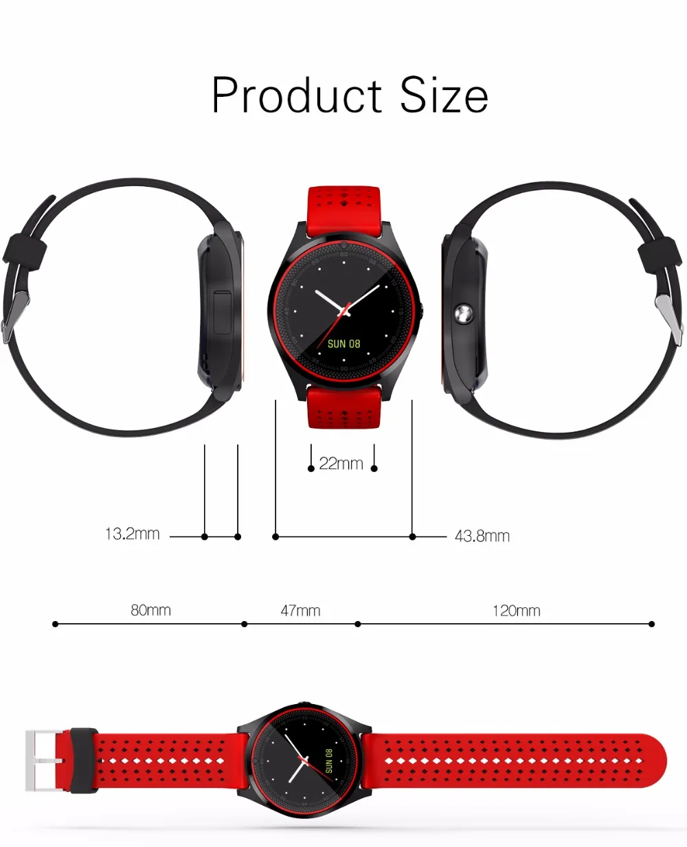 696 Смарт-часы с Bluetooth V9 и камерой, умные часы с шагомером, спортивные часы для здоровья, мужские и женские Смарт-часы для Android и IOS