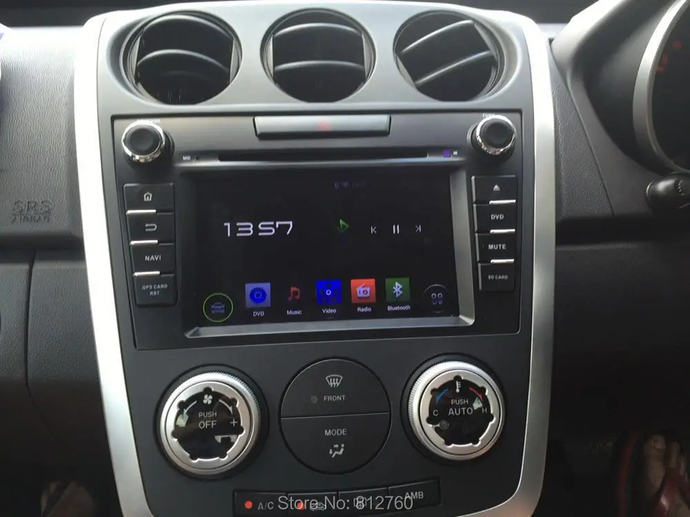Discount Octa core 4G RAM Android 9.0 Car DVD GPS Navigation For MAZDA CX7 CX-7 Car Radio Stereo Bluetooth 7" capacitive Screen Wifi 4G 2