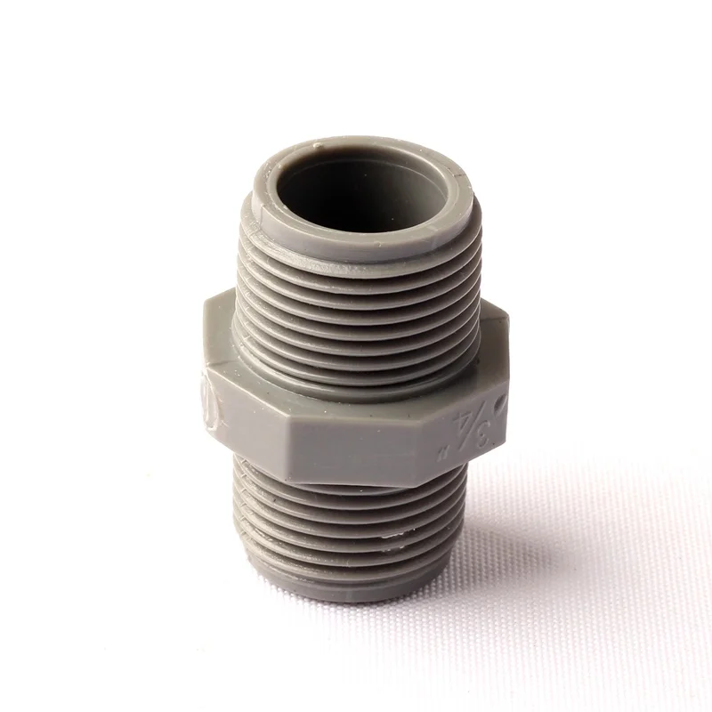30pcs G 3/4'' Hex Male Thread PVC Connectors Garden Female Thread Pipe