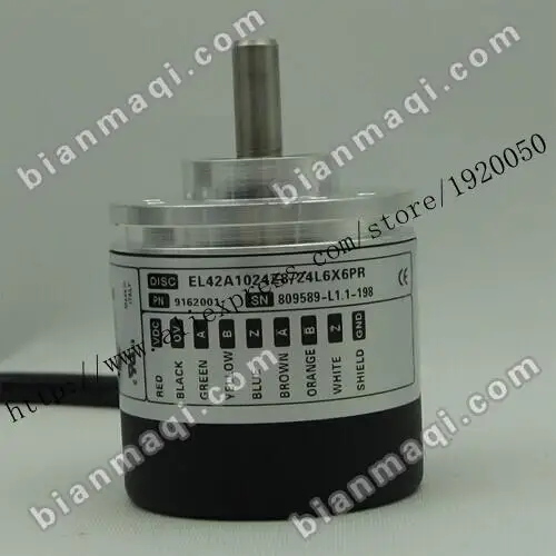 

EL42A1024Z8 / 24L6X6PR meaning Seoul record ELtra 1024 line rotary encoder 42mm outer diameter