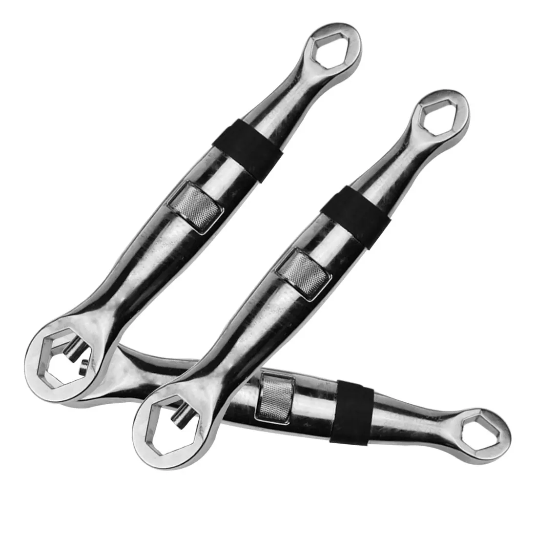 Universal Socket Wrench 4 19mm Adjustable Wrench 23 In 1